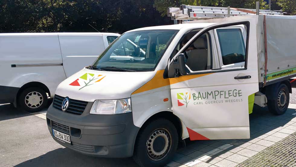 Baumpflege Weegels Fahrzeug